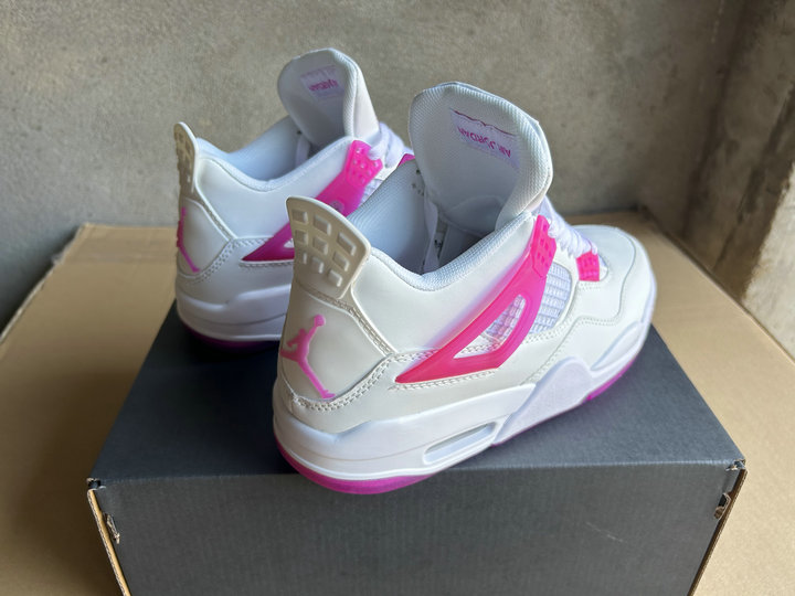 Femme Homme Chaussures Nike Air Jordan 4 Hyper Violet Sneakers